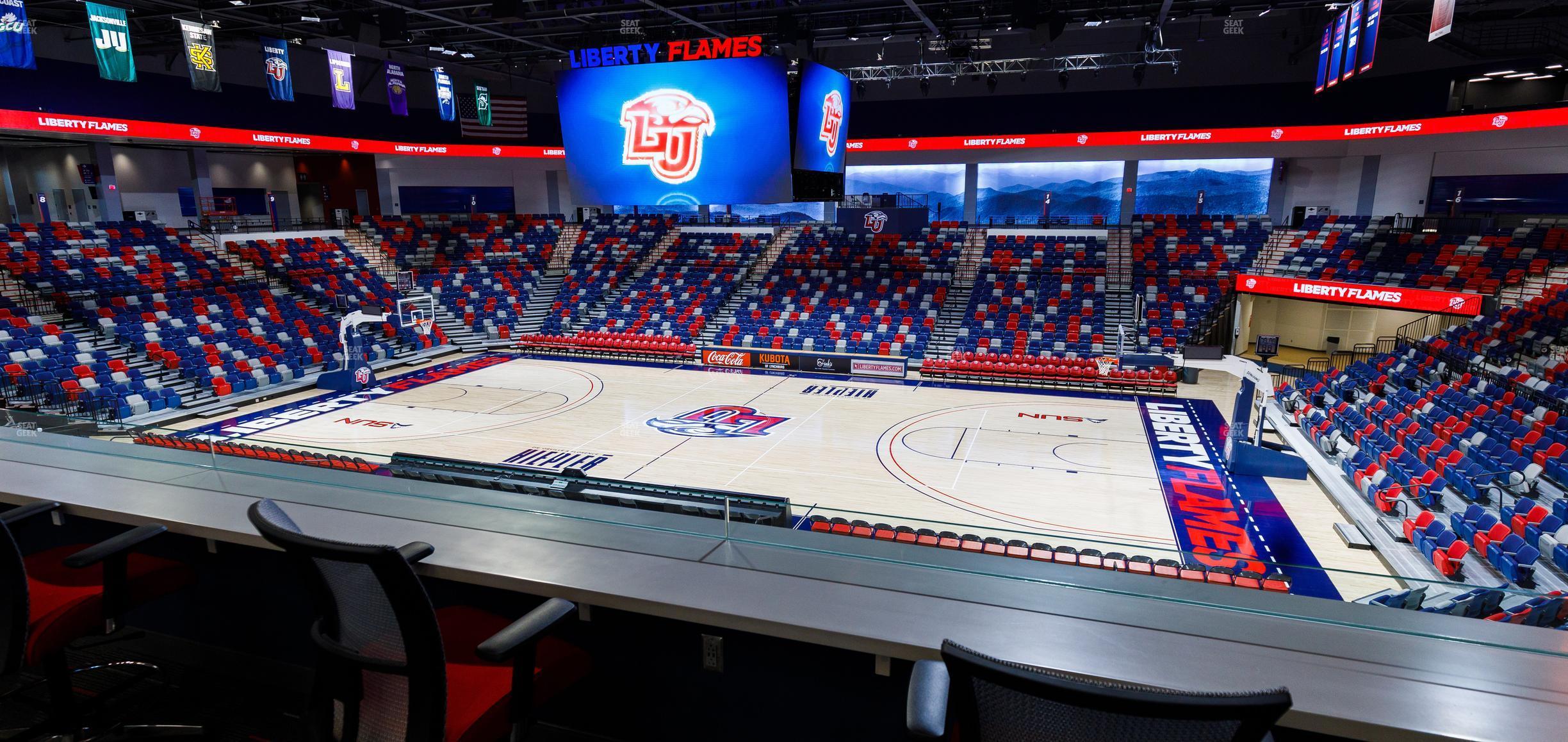 Seating view for Liberty Arena Section Loge Box 3