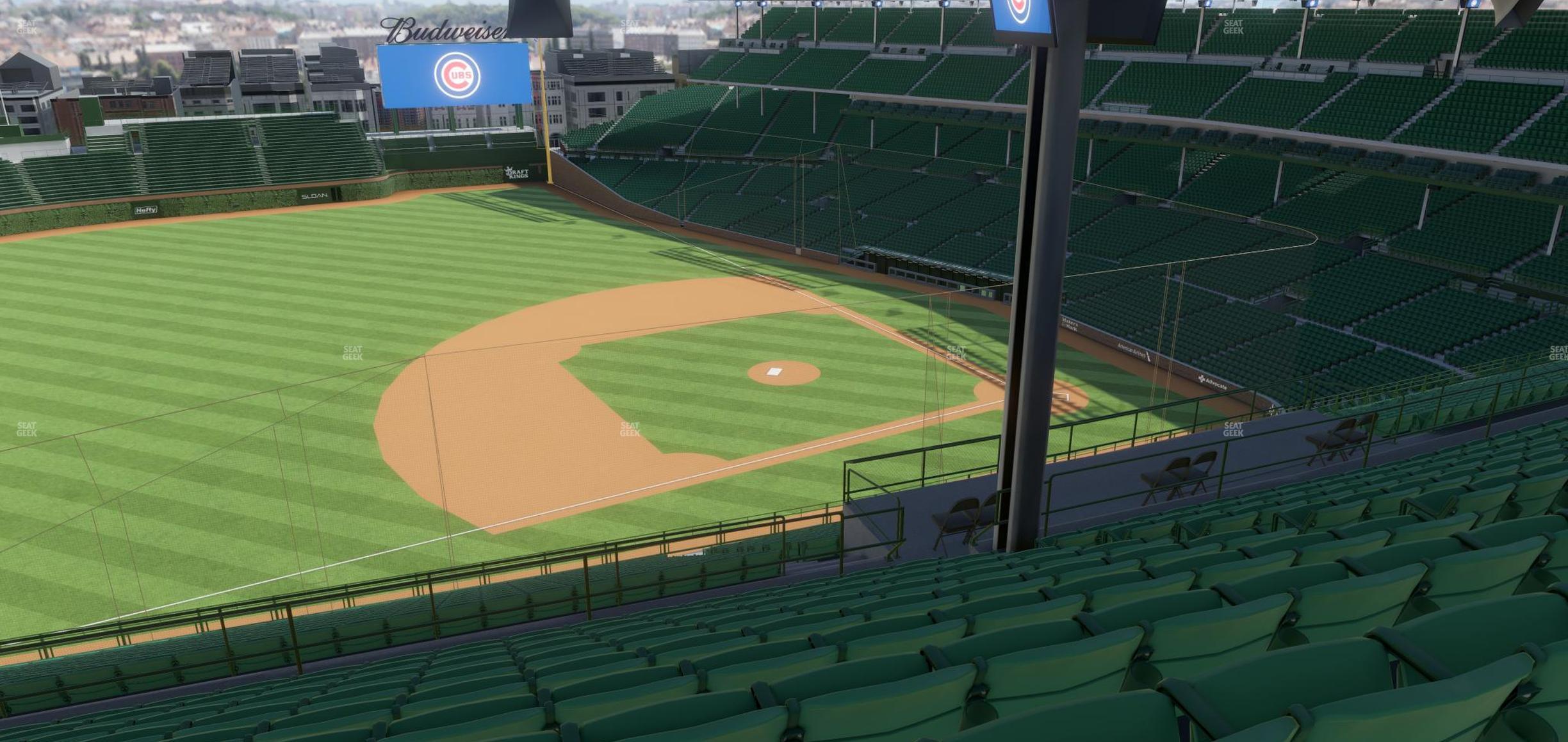 Seating view for Wrigley Field Section 409 Left