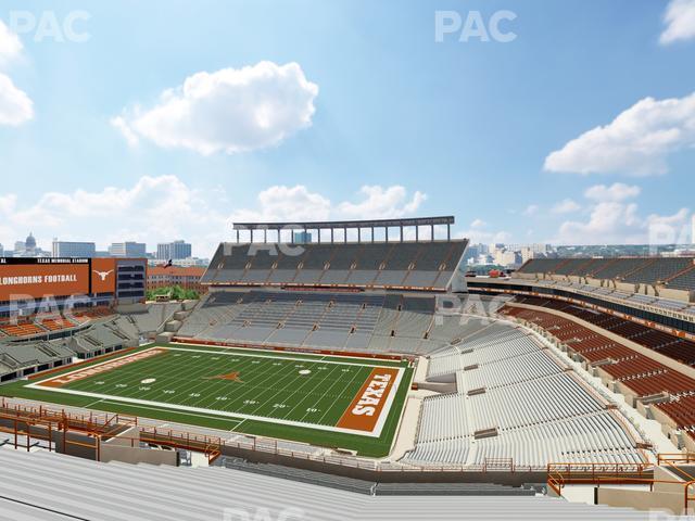 Seating view for Darrell K Royal - Texas Memorial Stadium Section 124