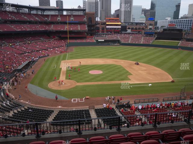 Seating view for Busch Stadium Section Infield Redbird Club 246