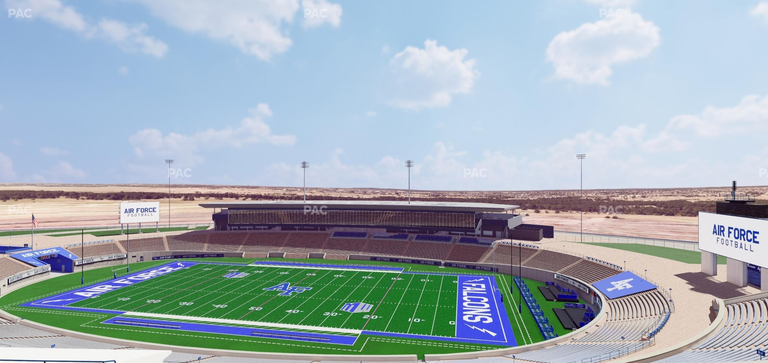 Seating view for Falcon Stadium Section U 4