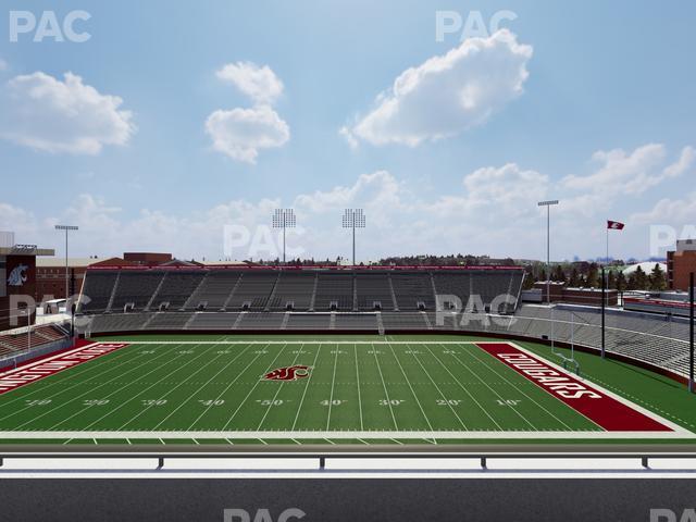 Seating view for Gesa Field Section 108