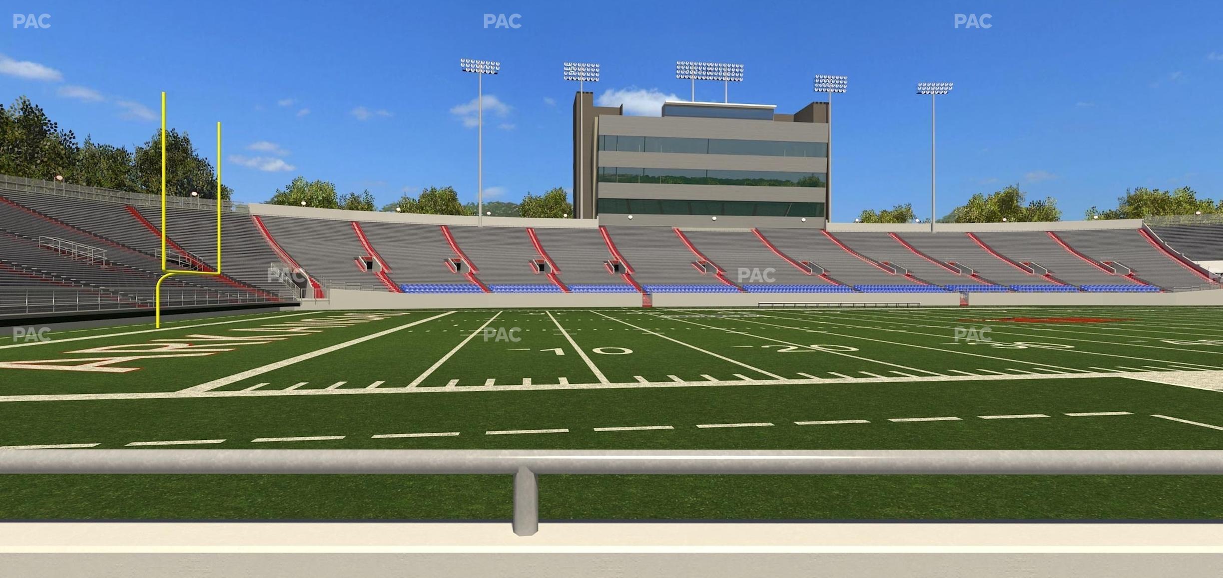 Seating view for War Memorial Stadium (Little Rock) Section 9