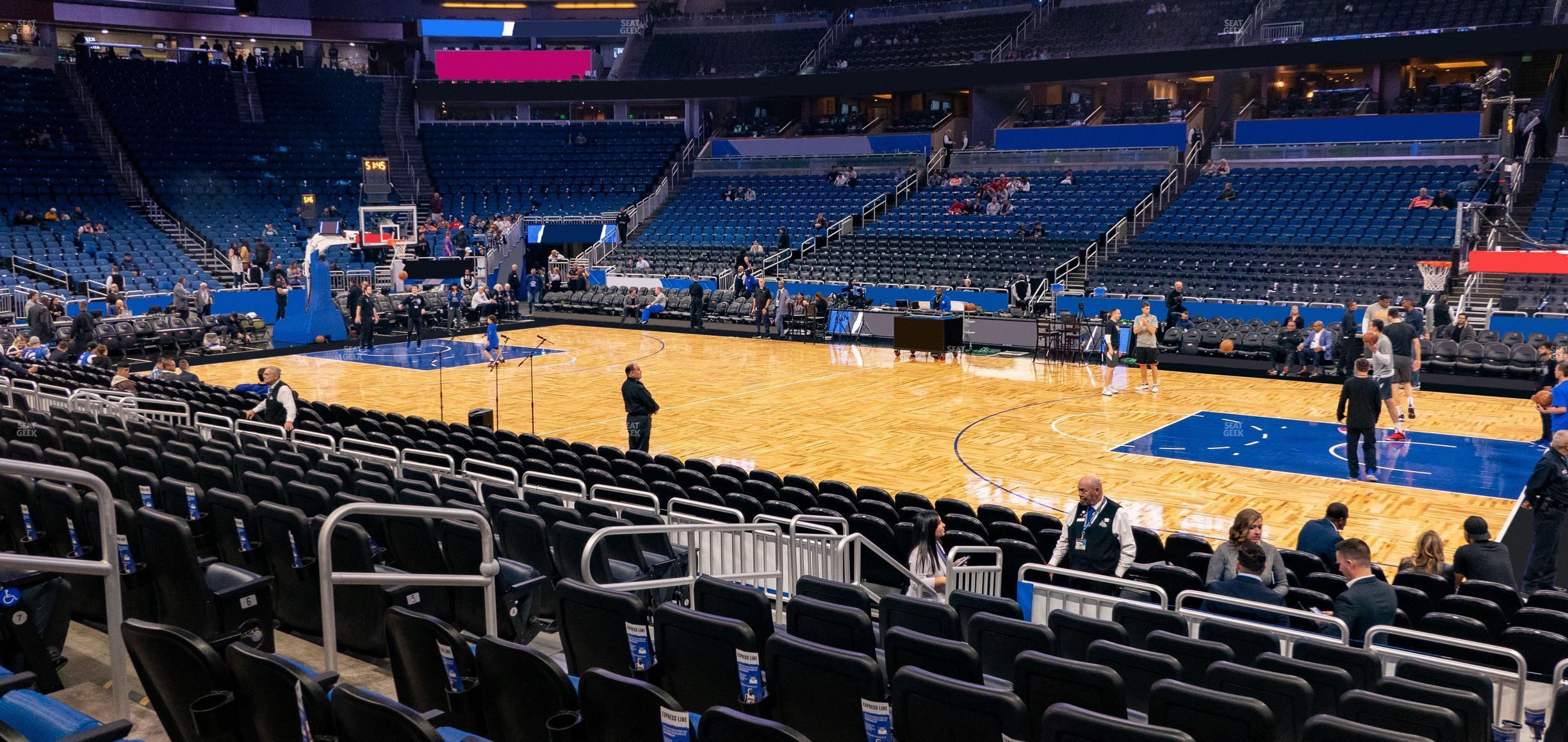 Seating view for Kia Center Section 113