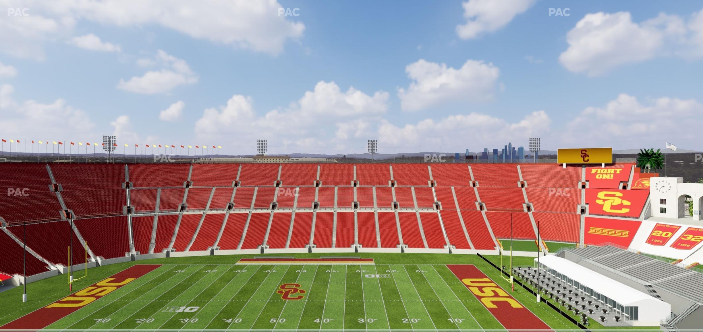 Seating view for Los Angeles Memorial Coliseum Section Suite 508