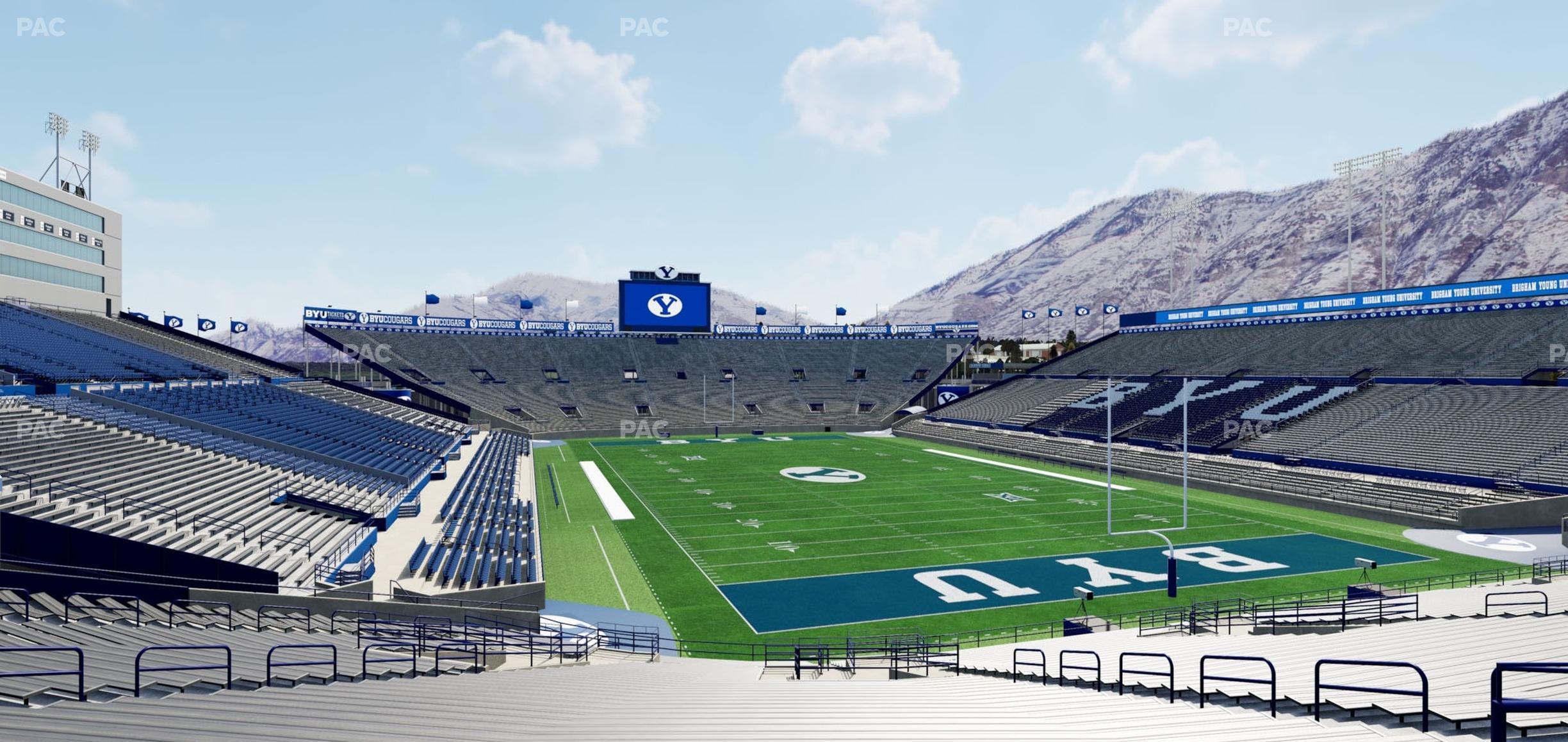 Seating view for LaVell Edwards Stadium Section 147