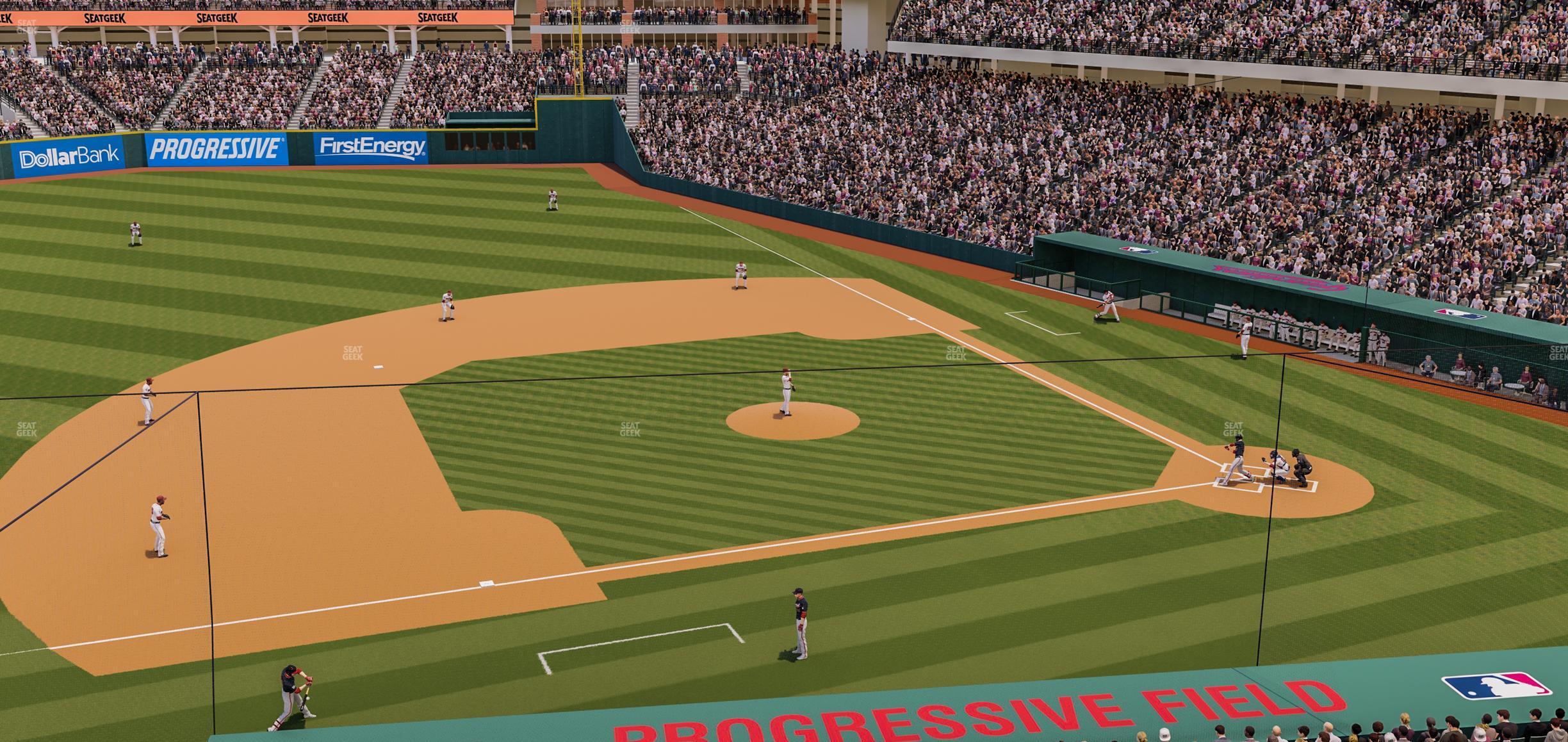 Seating view for Progressive Field Section Suite 254