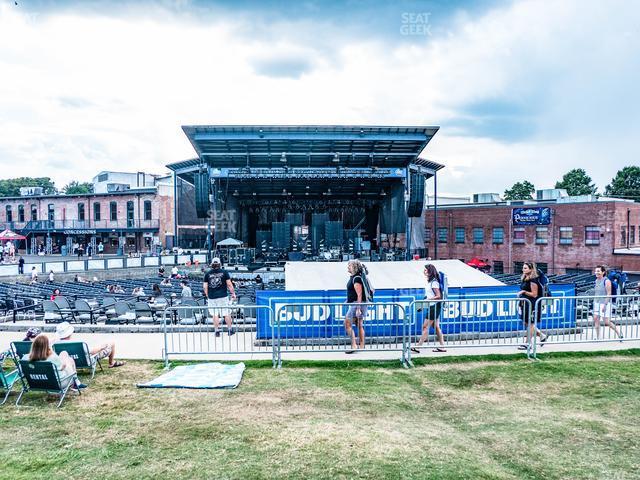 Seating view for Skyla Credit Union Amphitheatre Section Bud Light Lawn