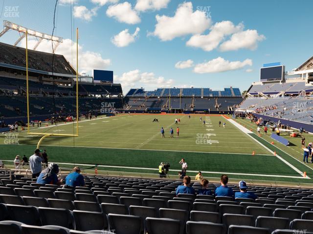 Seating view for Camping World Stadium Section 120