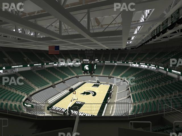 Seating view for Jack Breslin Student Events Center Section 216