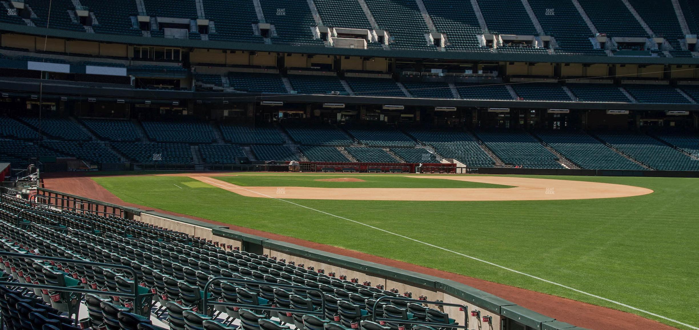 Seating view for Chase Field Section 109