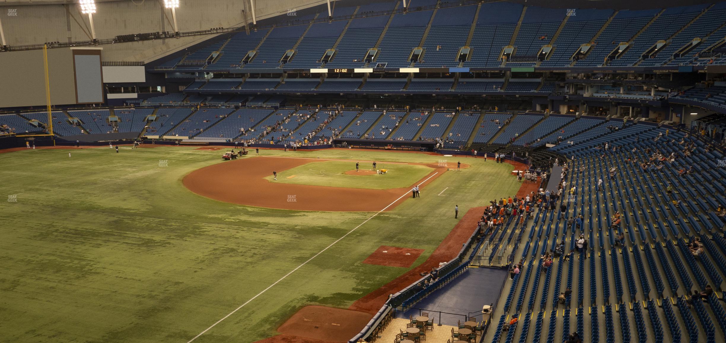 Seating view for Tropicana Field Section 341