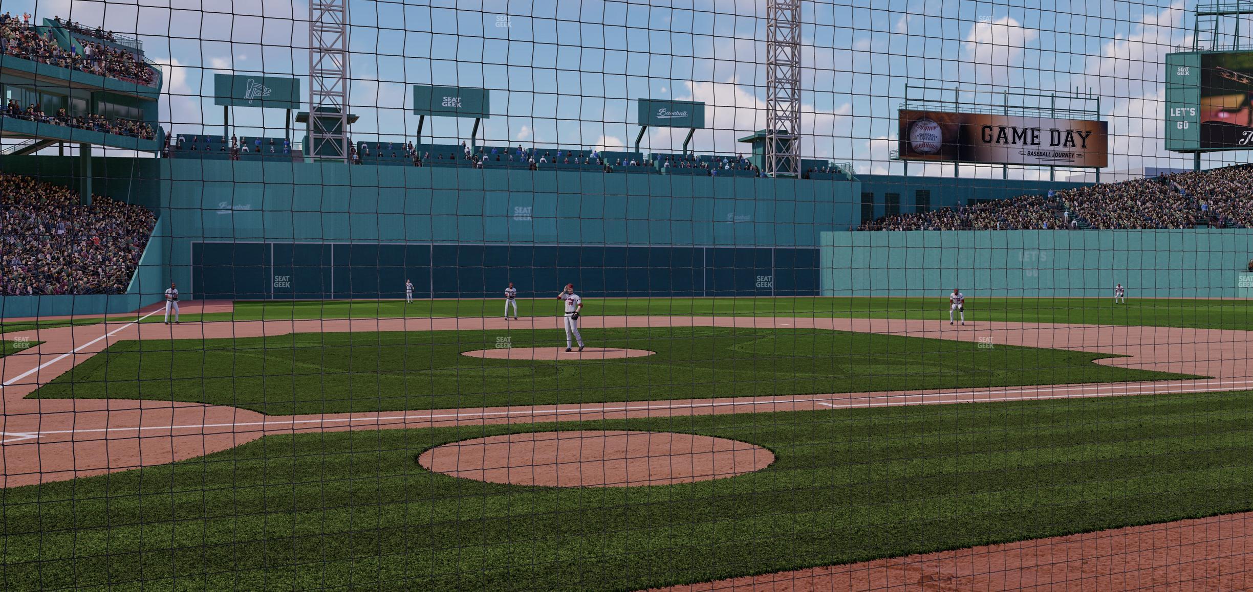 Seating view for Fenway Park Section Dugout Box 36