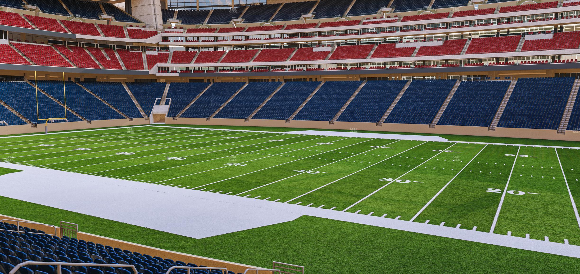 Seating view for NRG Stadium Section 104