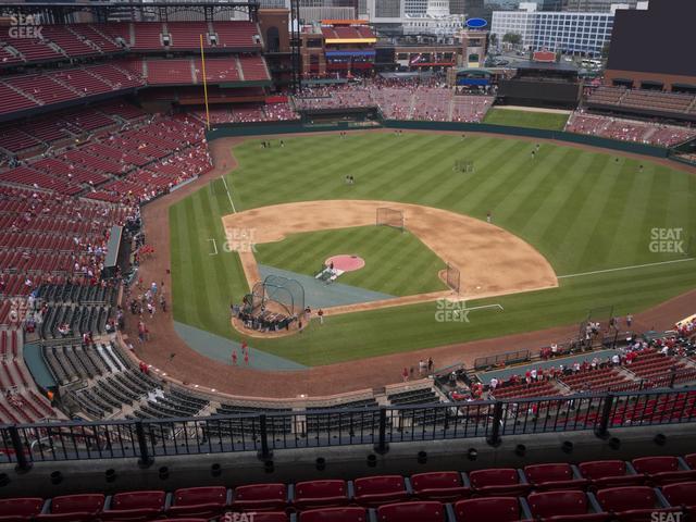 Seating view for Busch Stadium Section Infield Terrace 447