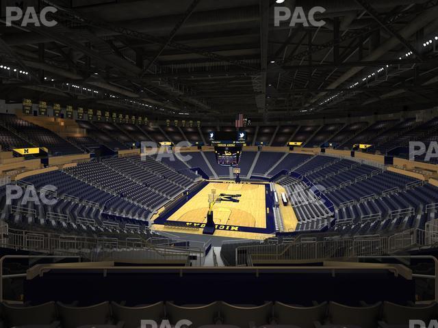 Seating view for Crisler Center Section 231