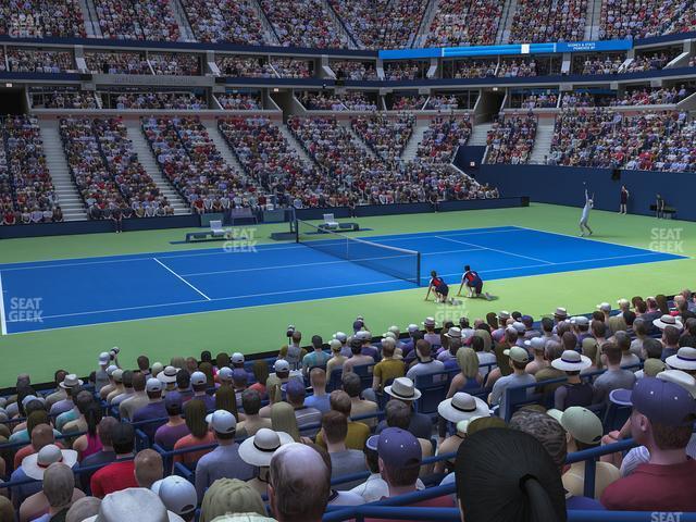 Seating view for Arthur Ashe Stadium Section 14