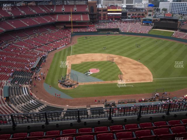 Seating view for Busch Stadium Section Infield Terrace 446