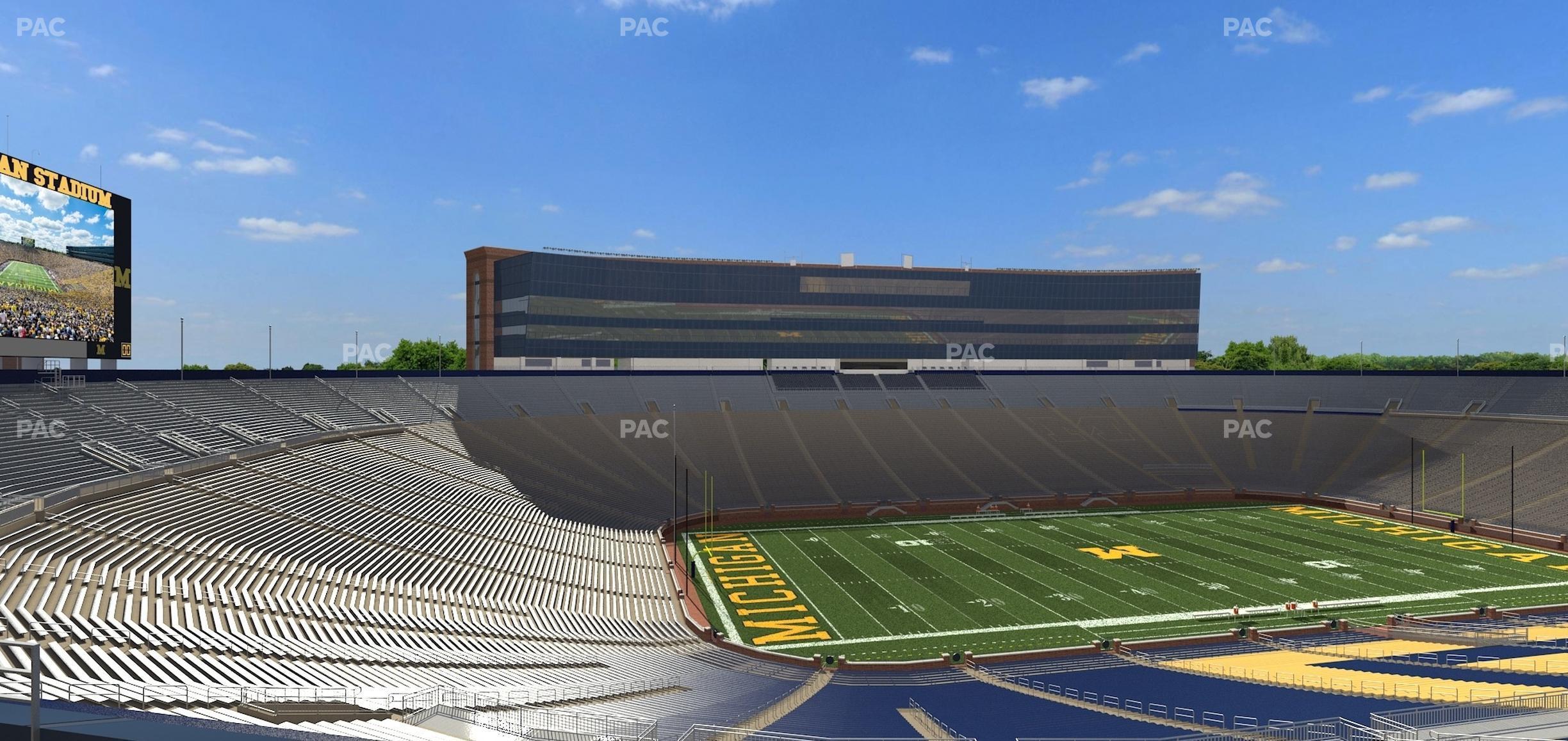 Seating view for Michigan Stadium Section 303