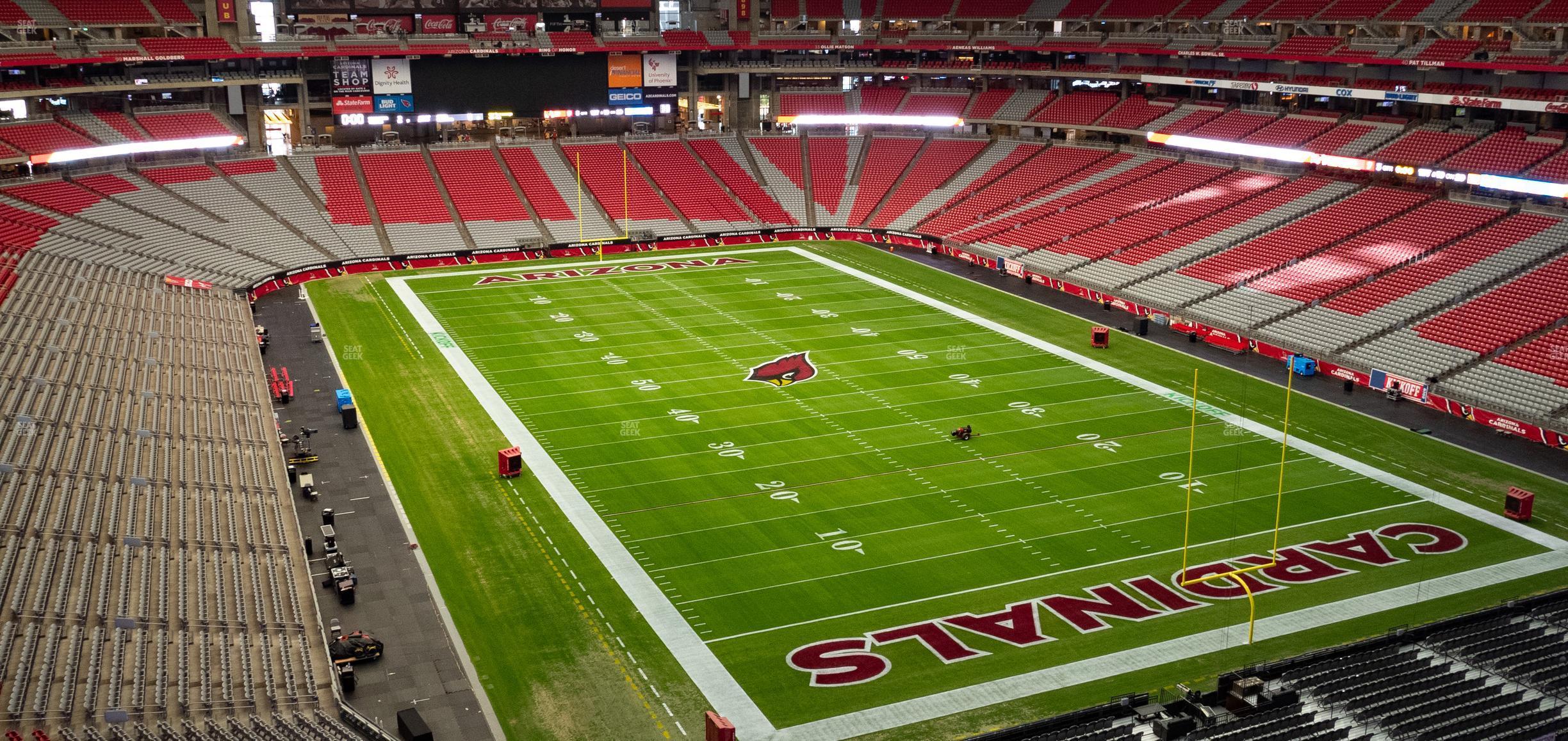 Seating view for State Farm Stadium Section Ring Of Honor Wc 401