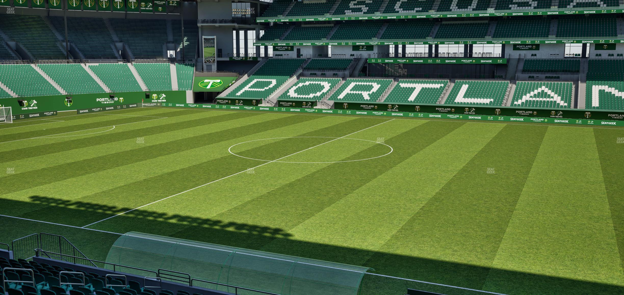 Seating view for Providence Park Section 120