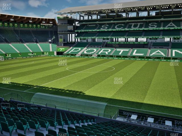 Seating view for Providence Park Section 120