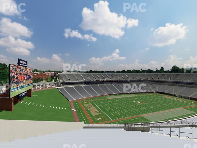 Seating view for Scott Stadium Section 539