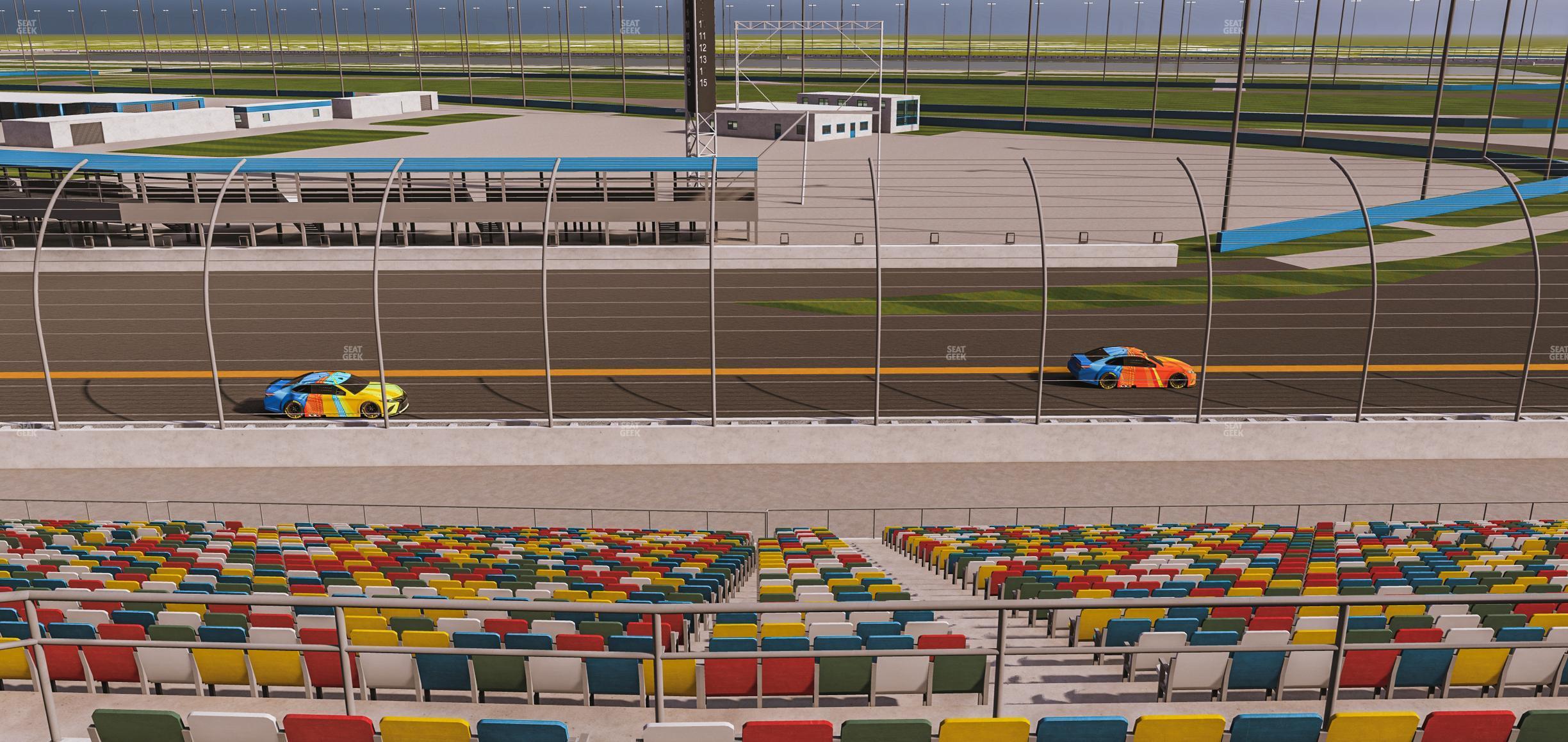 Seating view for Daytona International Speedway Section Back 167