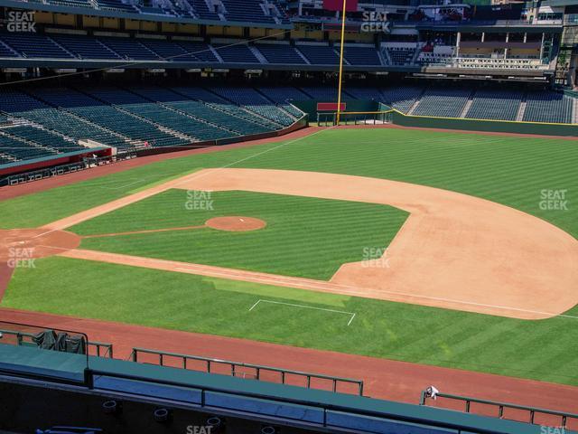 Seating view for Chase Field Section 207