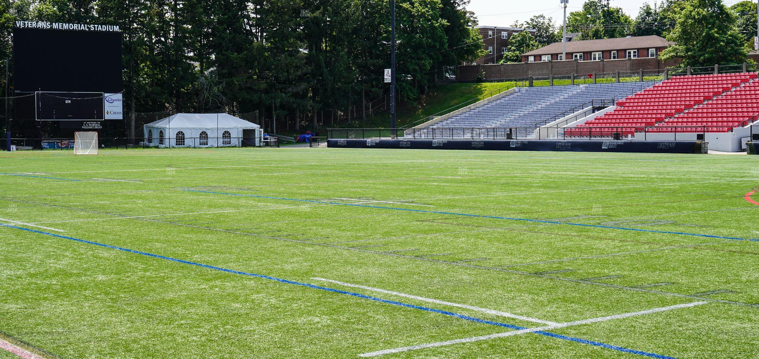 Seating view for Veterans Memorial Stadium Section Ada