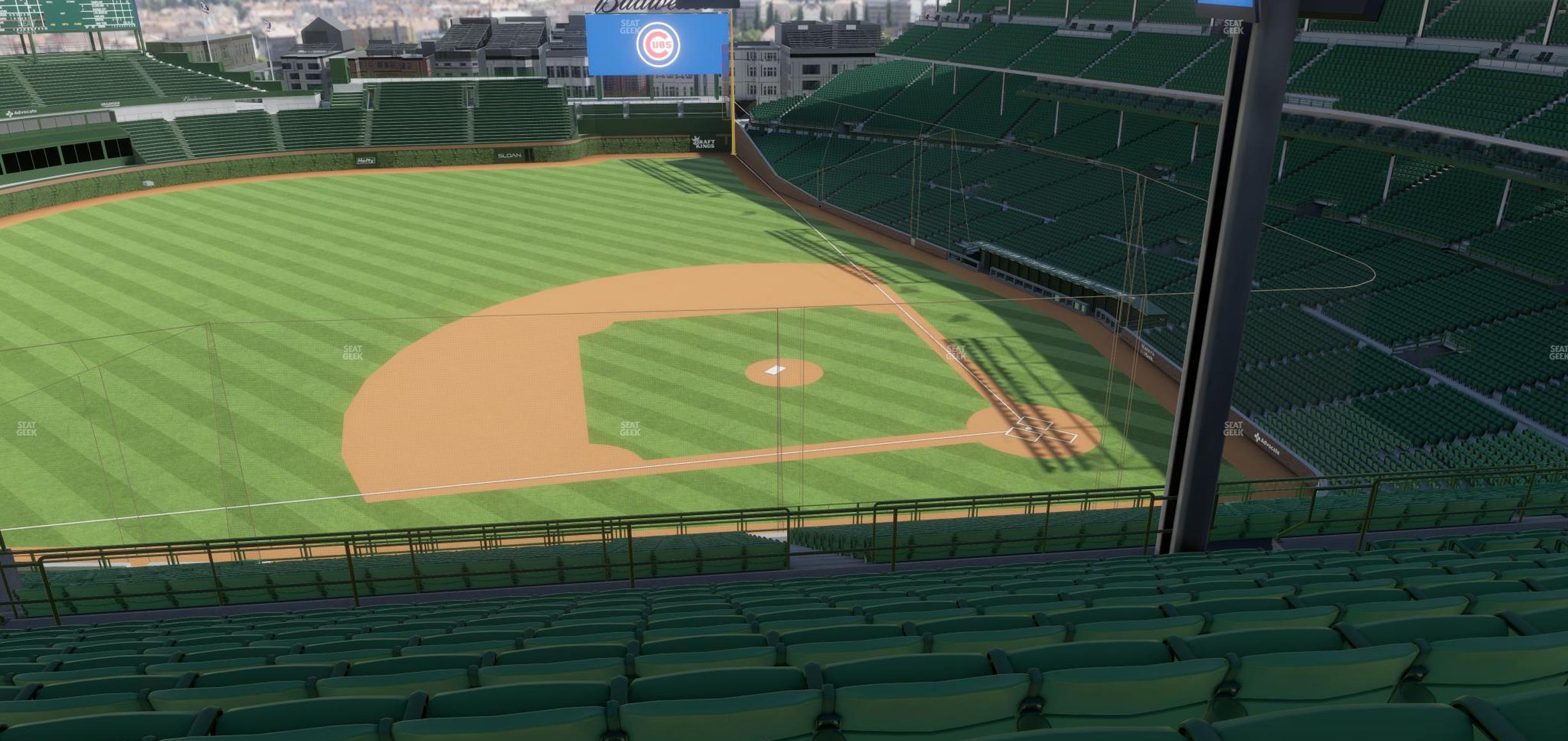 Seating view for Wrigley Field Section 411 Left