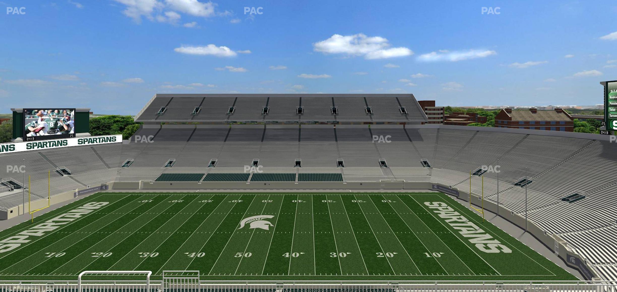 Seating view for Spartan Stadium (Michigan) Section 123