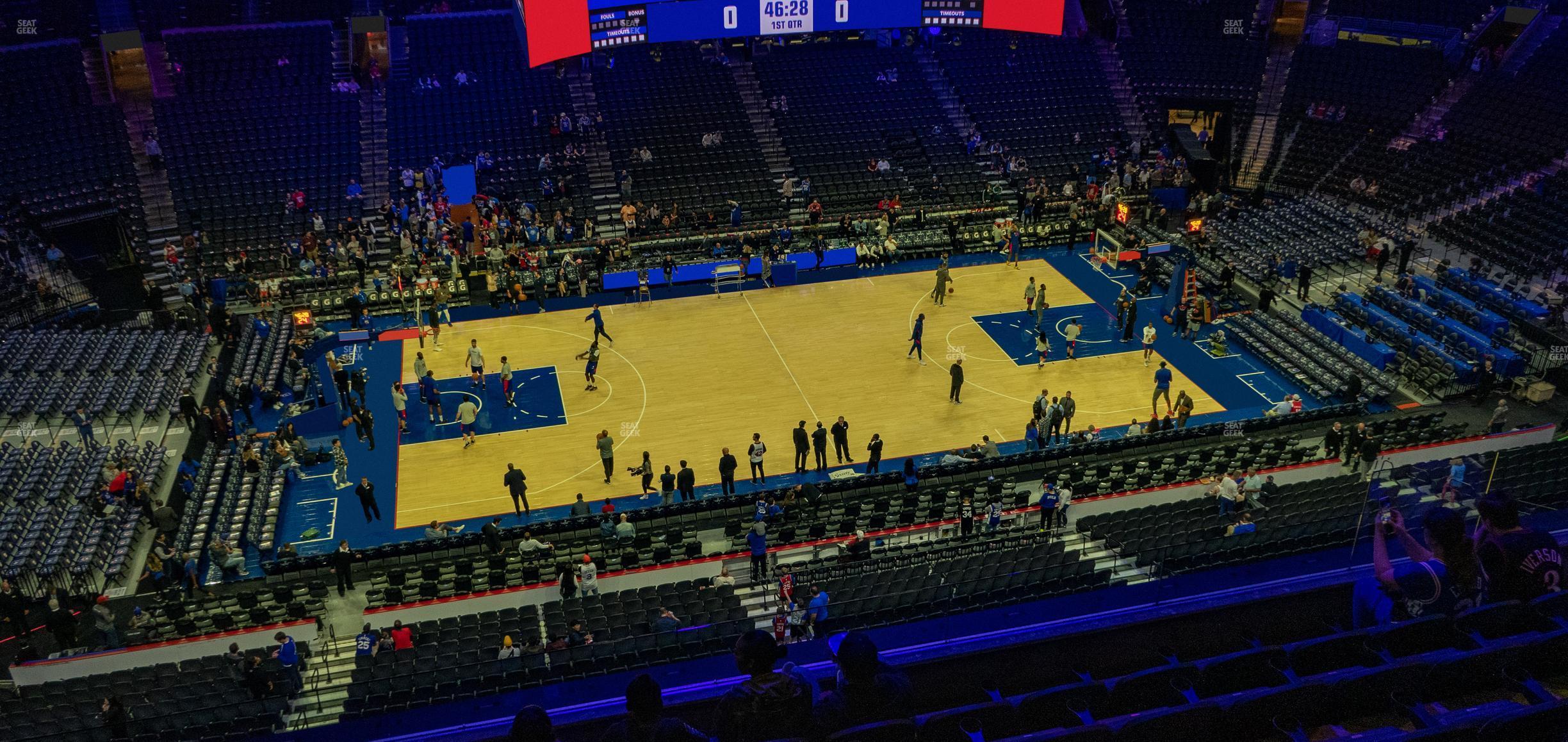 Seating view for Wells Fargo Center Section 212