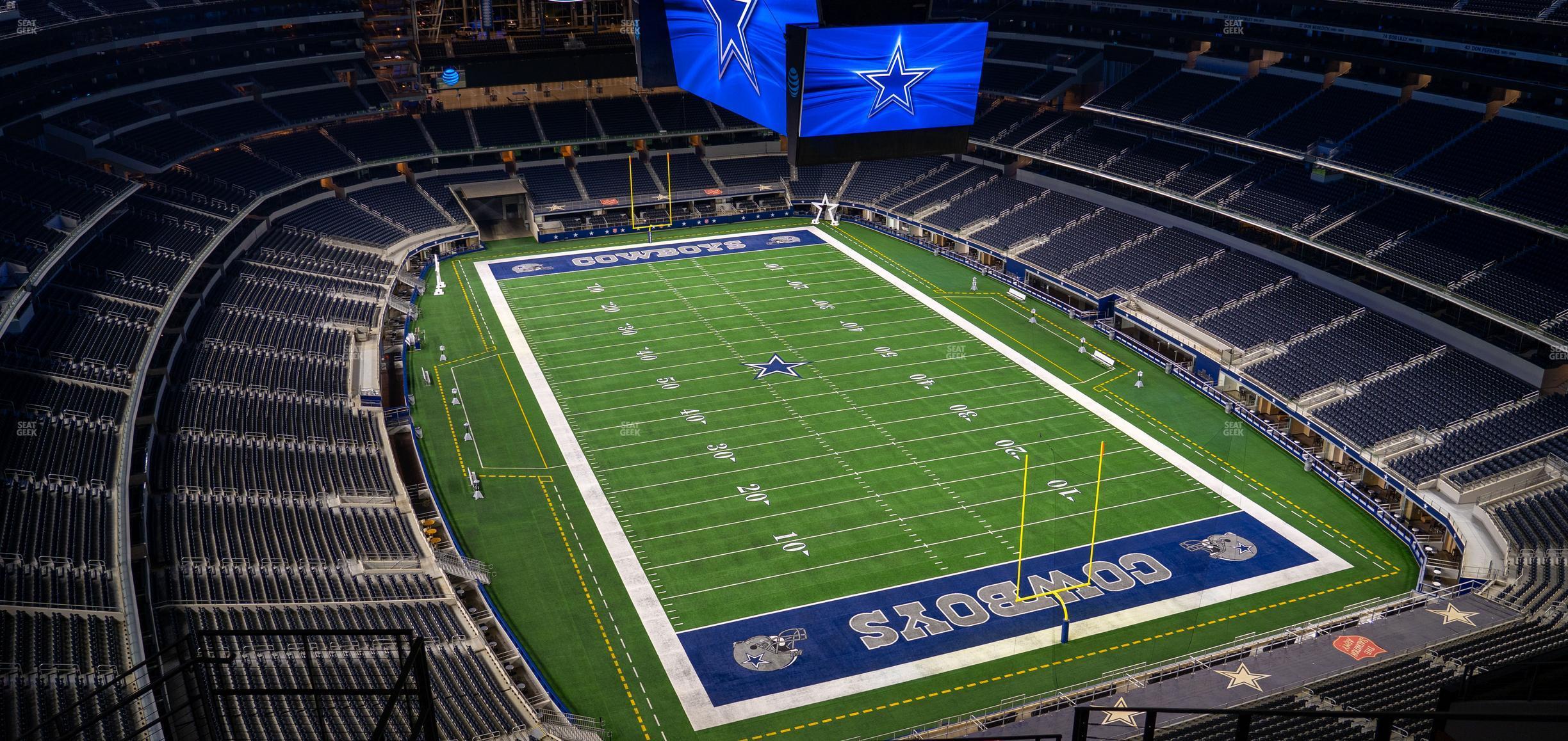 Seating view for AT&T Stadium Section 431