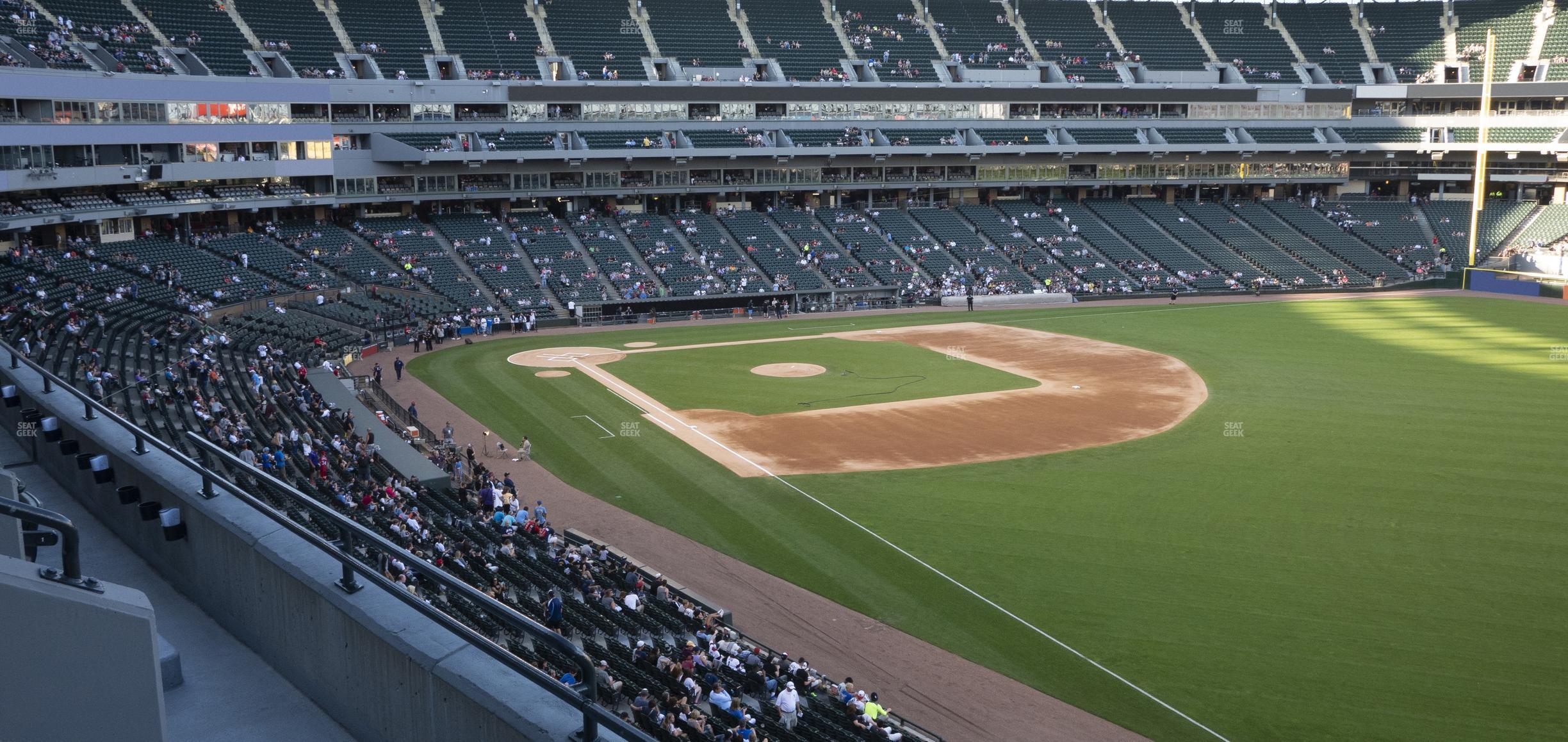 Seating view for Guaranteed Rate Field Section 312