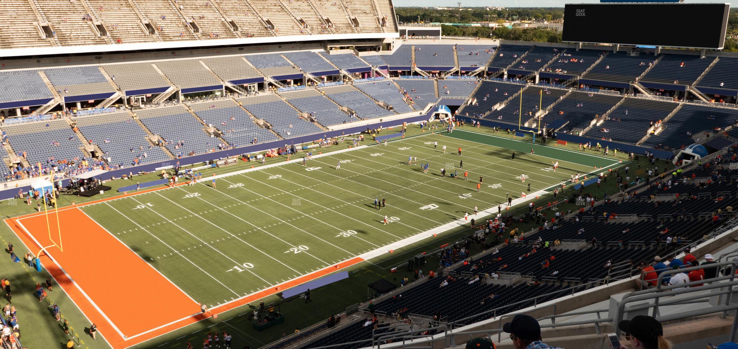 Seating view for Camping World Stadium Section 240