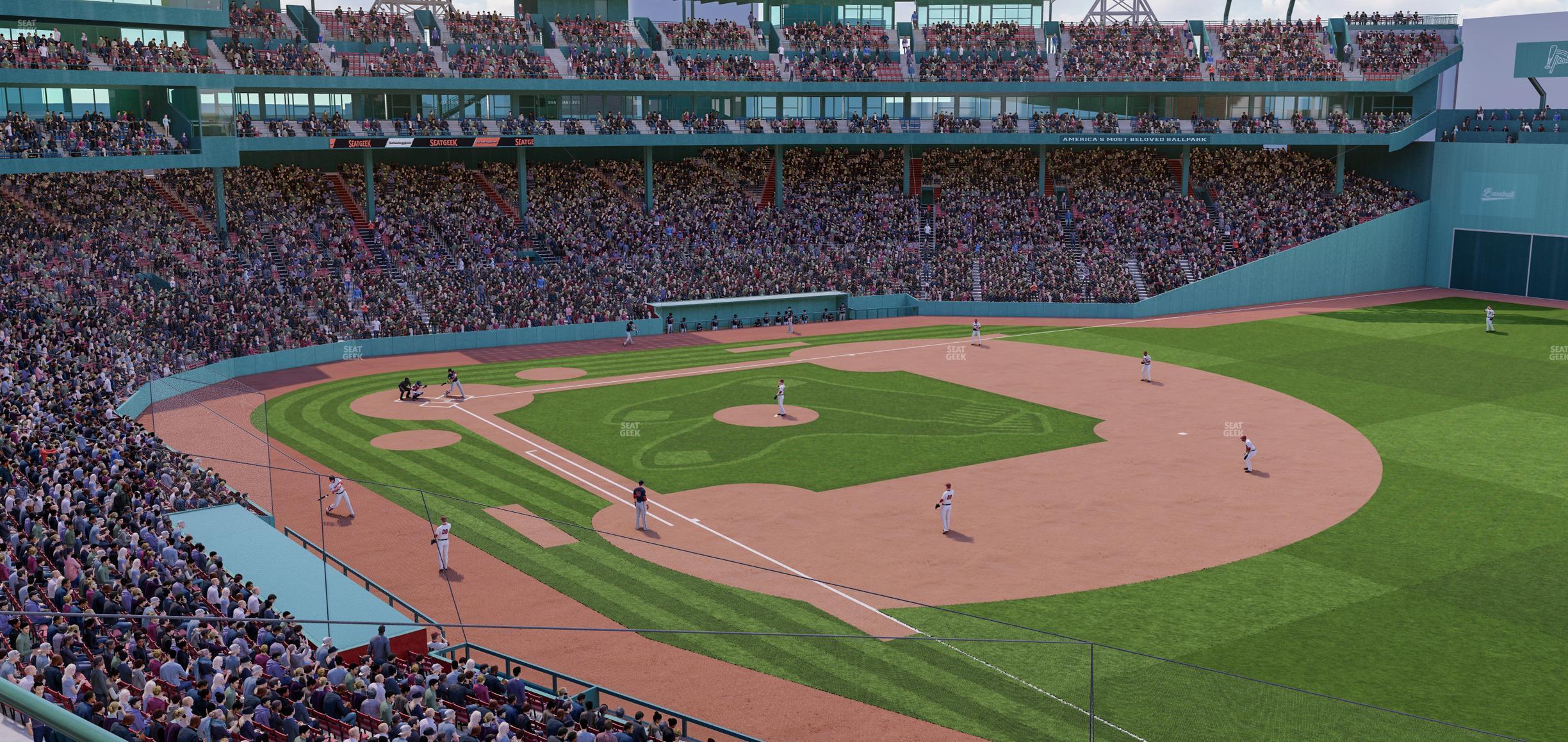 Seating view for Fenway Park Section Dell Technologies Suite R 20