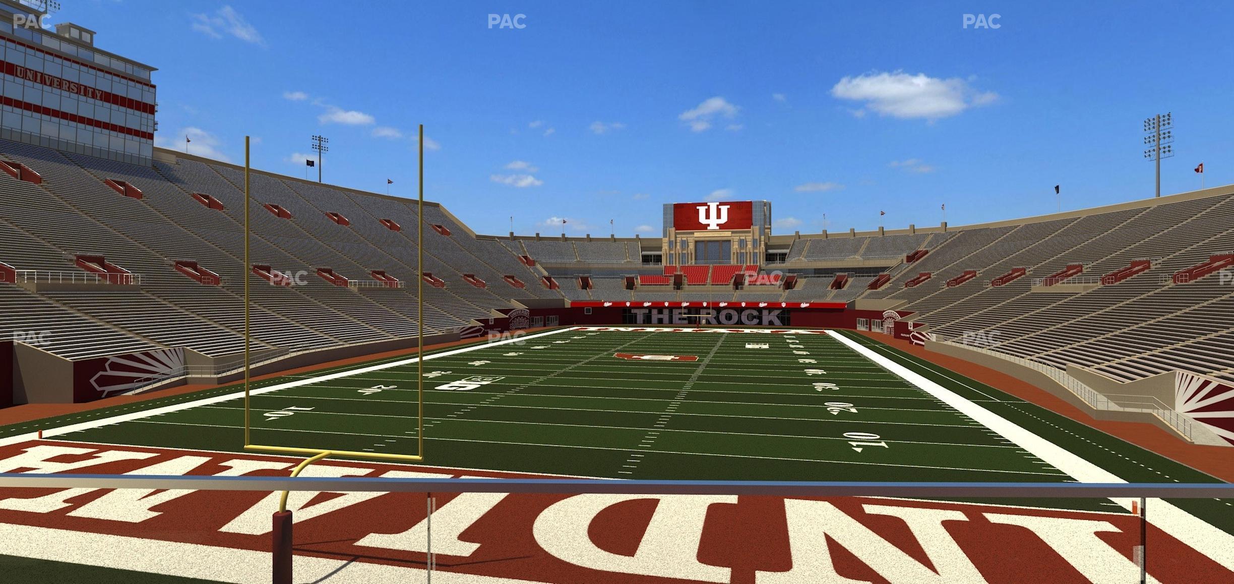 Seating view for Memorial Stadium - Indiana Section Suite 34