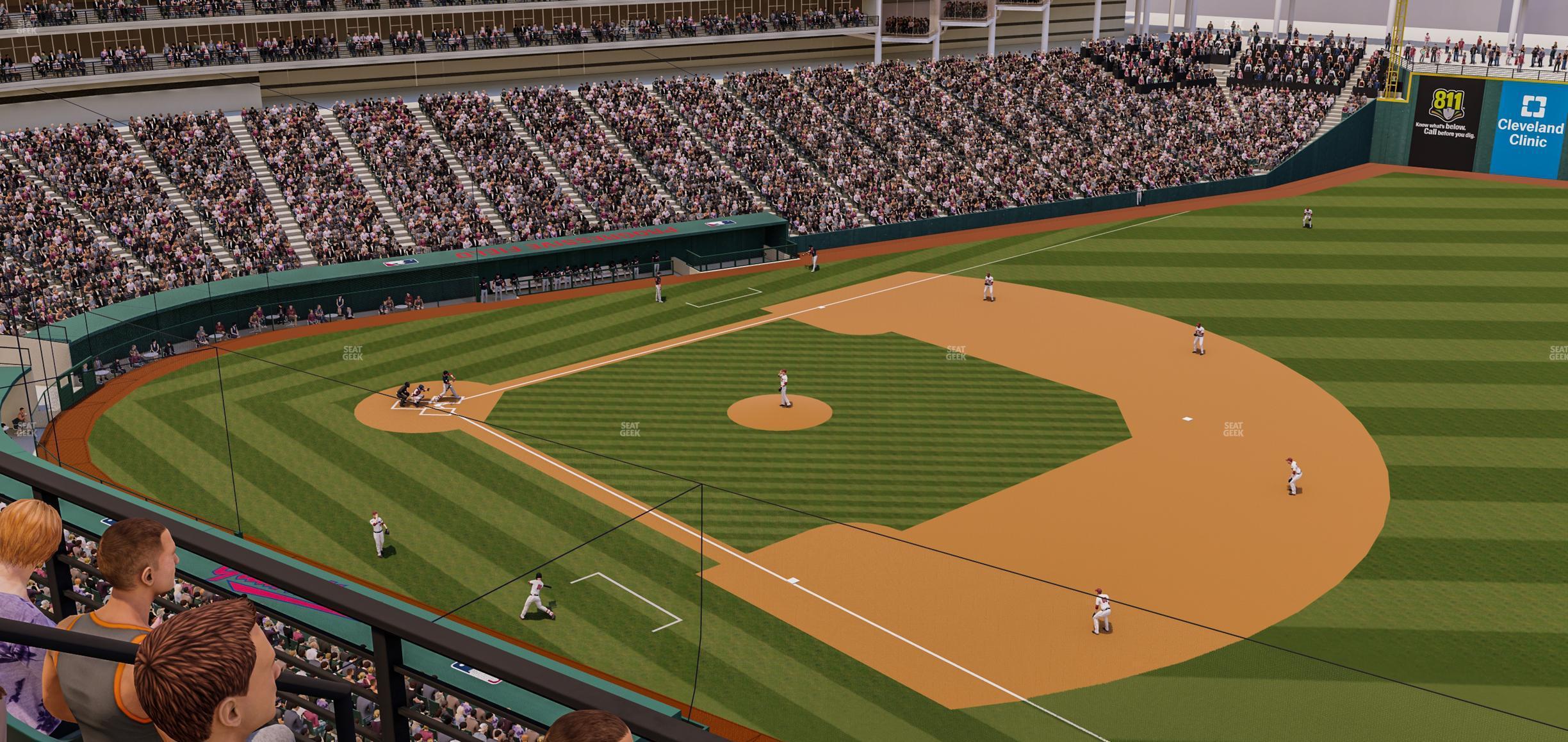 Seating view for Progressive Field Section 431