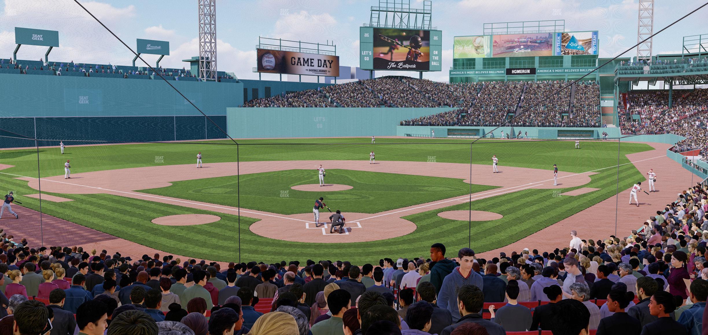 Seating view for Fenway Park Section Loge Box 131