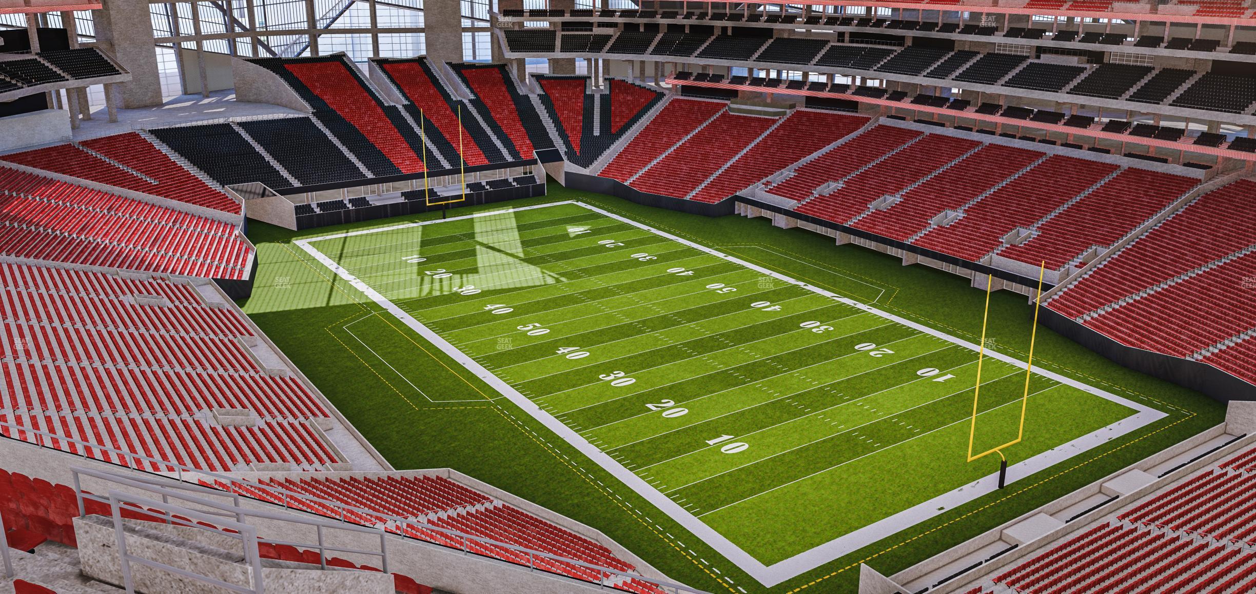 Seating view for Mercedes-Benz Stadium Section 331