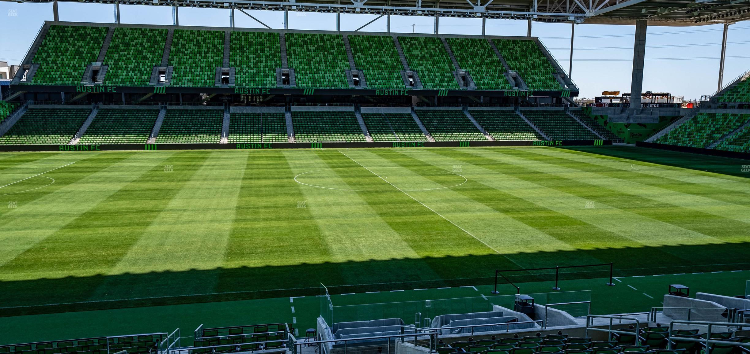 Seating view for Q2 Stadium Section Loge 114 D