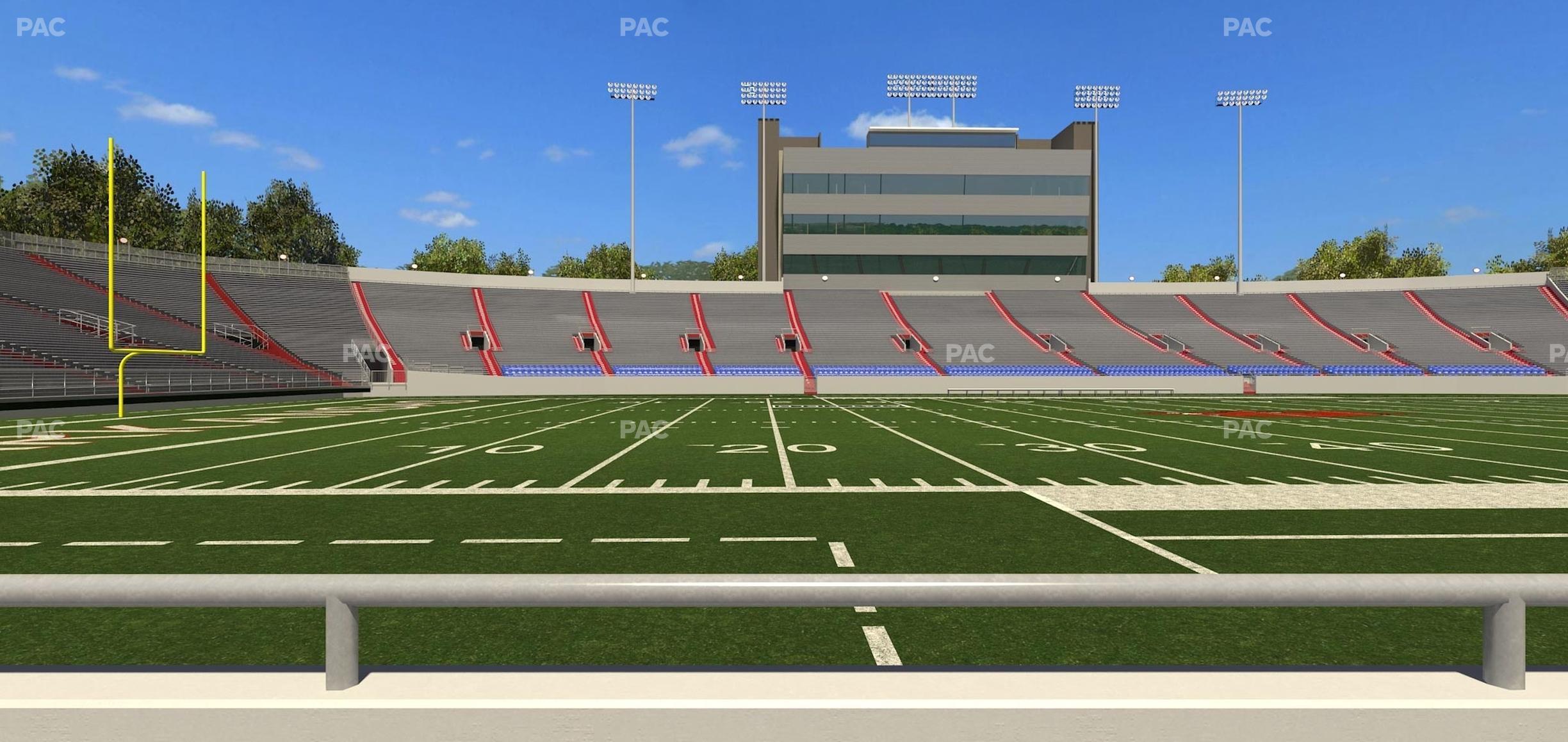 Seating view for War Memorial Stadium (Little Rock) Section 8