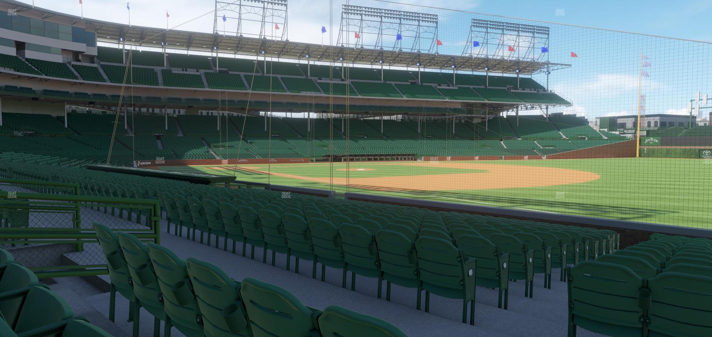 Seating view for Wrigley Field Section 129