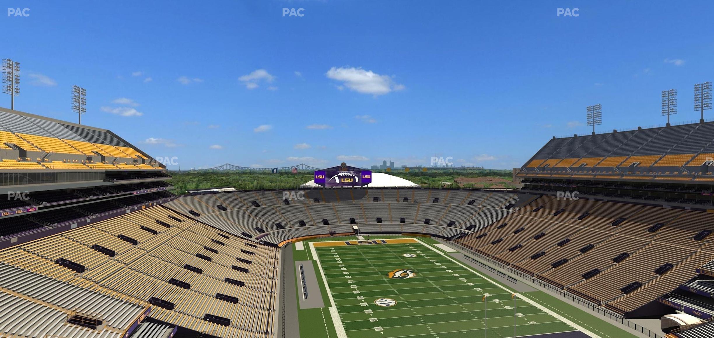 Seating view for Tiger Stadium Section Club 564