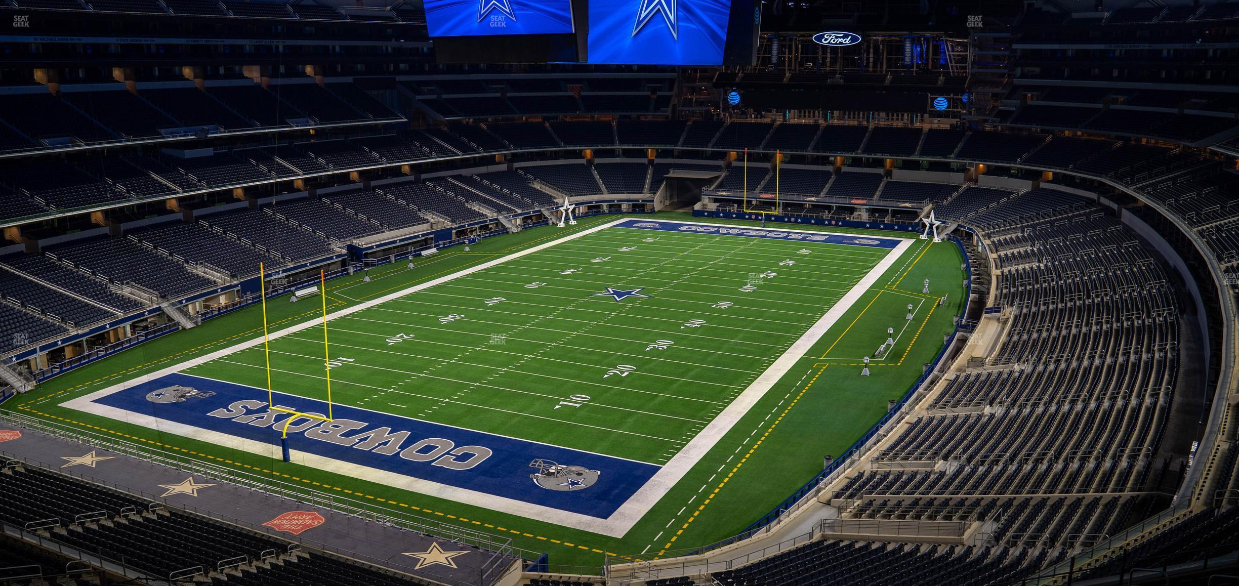 Seating view for AT&T Stadium Section Silver Suite 465