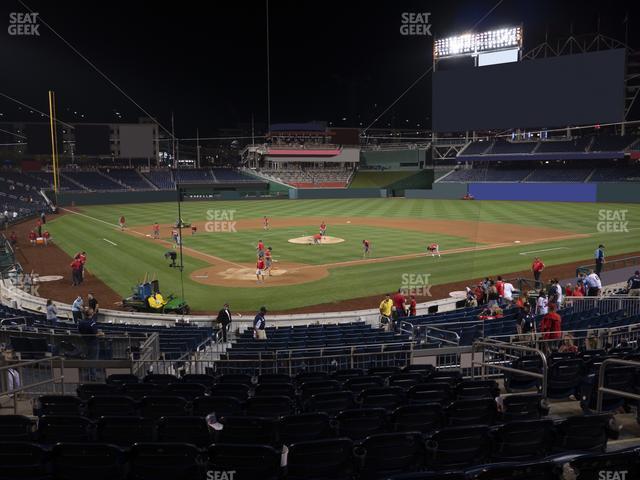 Seating view for Nationals Park Section Pnc Diamond Club 124