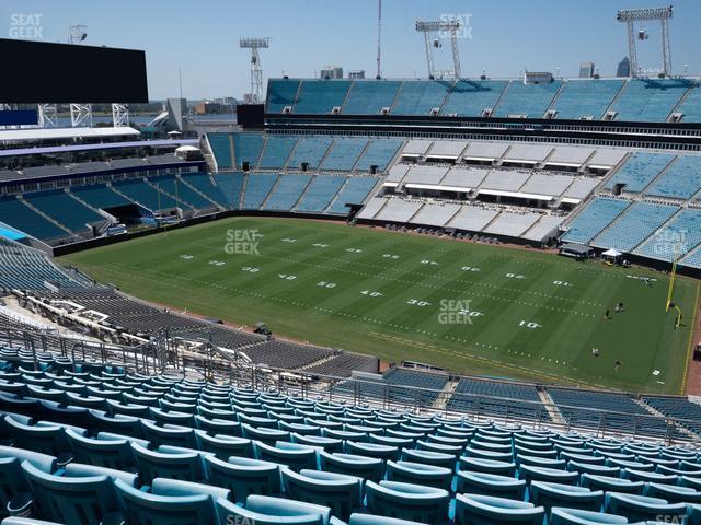 Seating view for EverBank Stadium Section 432