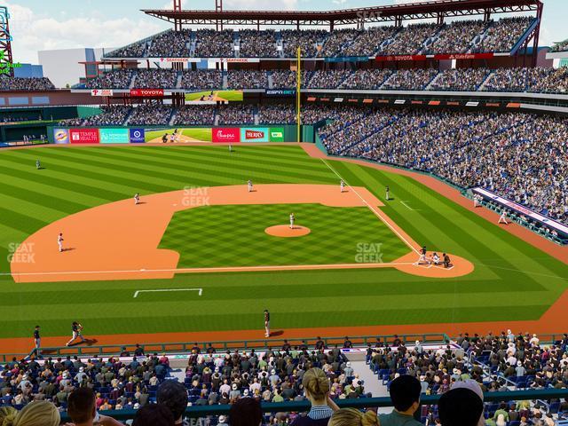 Seating view for Citizens Bank Park Section 228