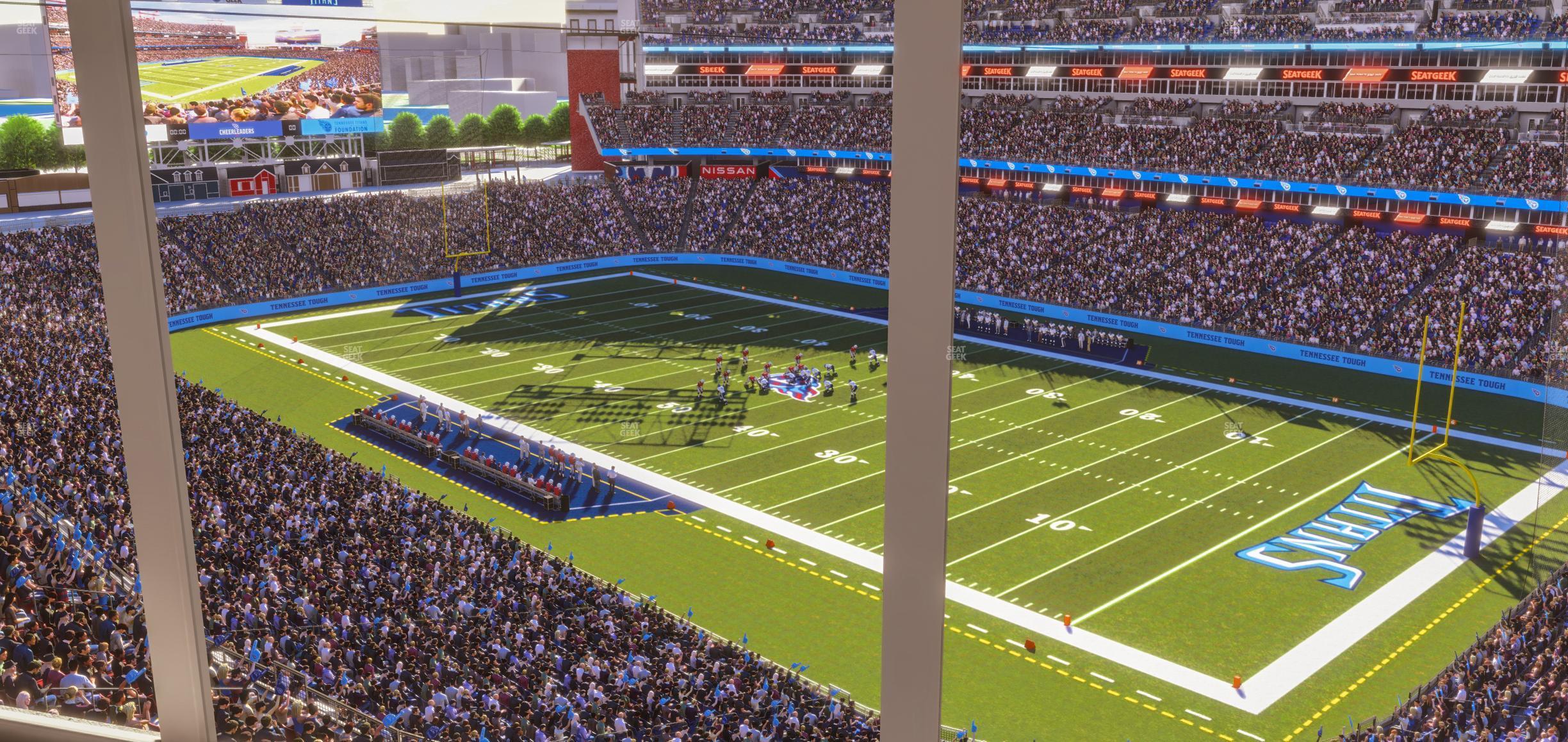 Seating view for Nissan Stadium Section Suite 604 E